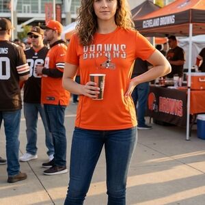 NFL Team Apparel Bright Orange Shirt